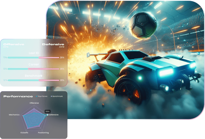 Rocket league Training and gameplay statistics